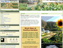 Tablet Screenshot of pacifica-gardens.org